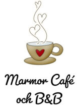 Logotype Liggande Marmor Cafe Stående